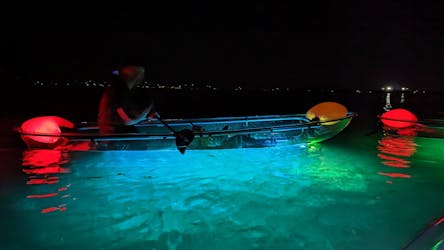 Experiencia de kayak que brilla en la oscuridad en Cayo Hueso